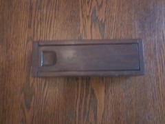 1 Set of Dominos [28] c.1920 Sterling Inlaid Rosewood
