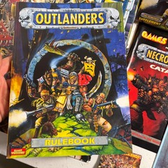Necromunda Games Workshop Tabletop Sci-Fi Board Game With Outlanders Expansion