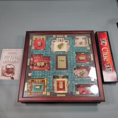 Clue Premier Collector’s Edition Restoration Hardware 3D Wooden Board Game 2007