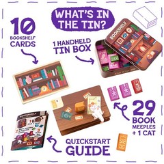 Bookshelf by | Ages 8+ | 2-4 Players | Cooperative Stacking Game | Skill & Ba…