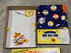 Vintage Inter-Planetary Skill-Flight 1961 Space Game Tarco Toys Rare