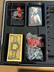 USAopoly AMC The Walking Dead Monopoly Board 100% Complete Damaged Box