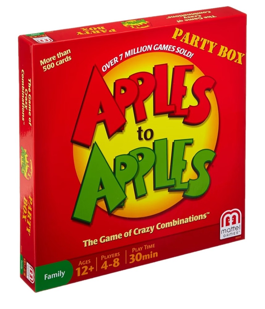 Apples To Apples Party Box Game Of Hilarious Comparisons Complete
