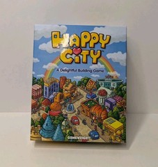 Happy City Gamewright Board Game Building Strategy COMPLETE / LIGHTLY PLAYED
