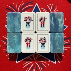 American Luxury Elegant Acrylic Mahjong Fireworks 160 Tiles set FREE SHIP