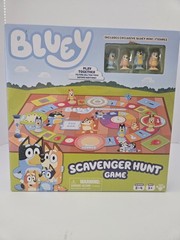 Bluey Scavenger Hunt Game Board Game Full of Activities New Sealed Box
