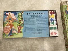 Complete Vintage Milton Bradley Candy Land Board Game 1955 UNUSED Sealed