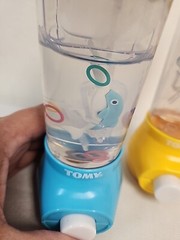 Vintage TOMY Water Games (2) Ring Toss Swordfish & Pelican Balls