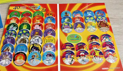 Polish Version 3D Pokemon Tazos Set 2 (Complete 40/40) + Album (See the photos)