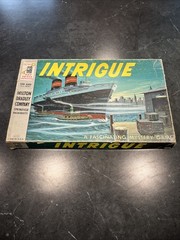 Intrigue (1955) Board Game By Milton Bradley Vintage Complete