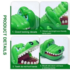 Crocodile Dentist Game Kids Alligator Bite Finger Reaction Toy Family Fun