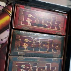 RISK Game of Strategic Conquest Board Game 2015 Edition Complete Unused Worn Box