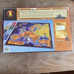 Diplomacy Board Game 1999 Hasbro Avalon Hill Sealed Parts! Worn Box