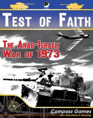 Compass Games Test of Faith: Arab-Israeli War of 1973 CPA 1139