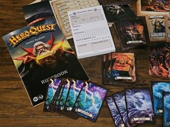Avalon Hill HeroQuest Game Screen Rulebook Quest Book Cards Gameboard Character