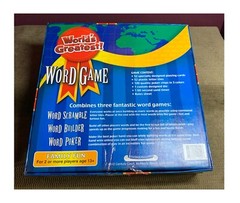 WORLD’S GREATEST WORD GAME AGES 13 & UP – 2 OR MORE PLAYERS