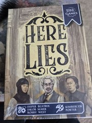 HERE LIES Deduction Board Game .. Mystery surrounds every demise New Sealed
