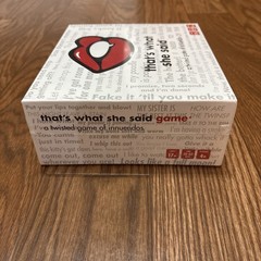 That’s What She Said Game – The Hilariously Twisted Party Game (age 17+) Sealed