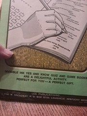 Lee Publications Sealed Yes & Know Bible New Testament Quiz Book Invisible Ink
