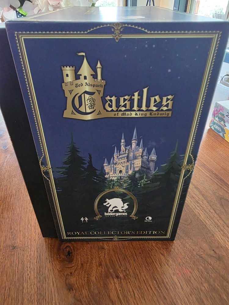 Bezier Games CASTLES OF MAD KING LUDWIG Royal Collector’s Edition w/ colossal