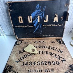 Haunted 1950s OUIJA Board Mystifying Oracle William Fuld Pre Parker Brothers