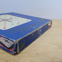 Vintage 1982 Scrabble Deluxe Turntable Board Game Wooden Tiles Complete