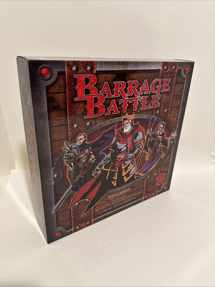 Barrage Battle Board Game Strategy MK Games 2016 Complete