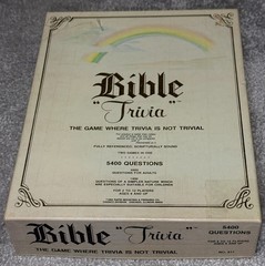 Bible Trivia Board Game Cadaco 1984 Vintage Complete Questions For Kids & Adults