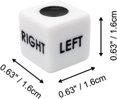 Left Right Center Dice Game Set – 12 Standard Dice Only for LRC Play