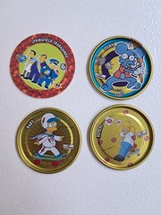 Vintage THE SIMPSONS Antique Tazos Taso Pogs