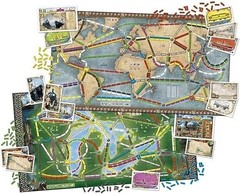 Ticket to Ride Rails and Sails Board Game Strategy 2-5 Players Ages 10+ 90 Min