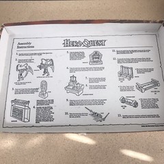 Vintage HeroQuest Milton Bradley Games Workshop Board Game- NOT Complete! – 1990