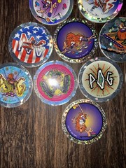 10 Holographic Pogs From Early 90s