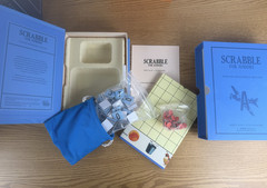 Vintage Linen Bookshelf Game Edition 5 Pack Bundle WS Game Company Open Box