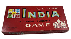 The Royal Game of India Board Game 1940 Parker Bro. 4 Players Complete