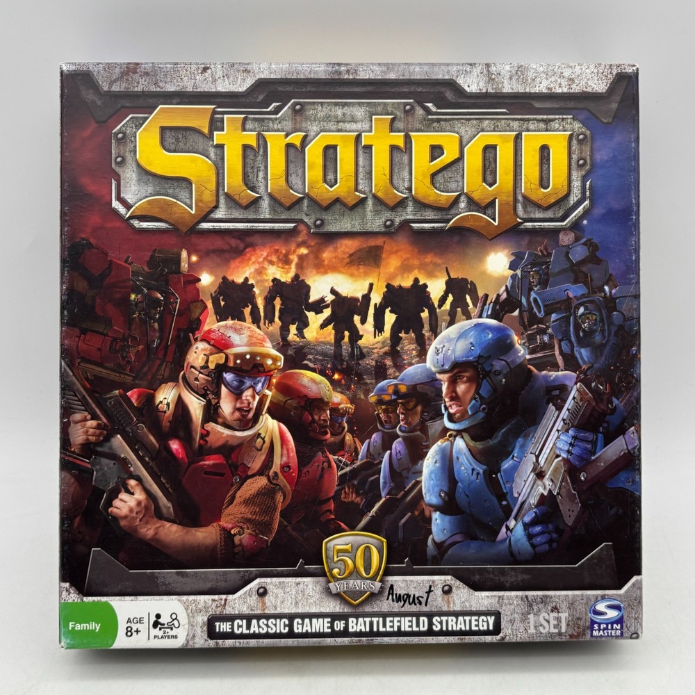 Stratego SciFi Edition COMPLETE Spin Master 2011 Strategy War Science Fiction
