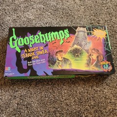 Goosebumps A Night In Terror Tower Board Game MB Rare Vintage ’96 Missing Manual