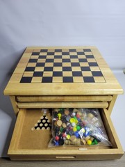 Cardinal Games Real Wood 10 in 1 Retro 1980’s Classic Board Game House Set