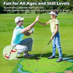Battle Golf Chipping Game Set for Kids Adults, Chip and Stick Golf Game with…