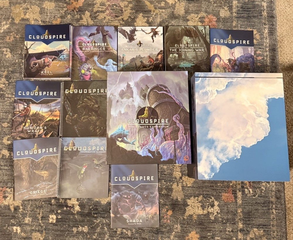 Cloudspire Huge Collection w/ Exclusive Cloud Storage Box, Expansions, Minis