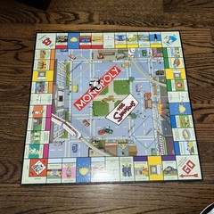 Hasbro Monopoly The Simpsons Edition Board Game Complete