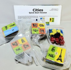 CITIES Board Game Z-Man Games City Building Strategy Tile Puzzle ▪︎ Complete