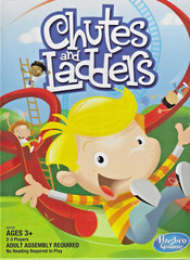 Chutes and Ladders Game, NEW! Age 3 up Hasbro Game of Ups and Downs Classic