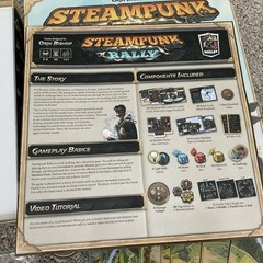 Steampunk Rally Board Game – Roxley – First Run Kickstarter Edition with Extras