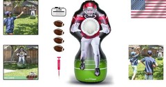 Portable Inflatable Football Challenge with Scoreboard – Perfect for Parties
