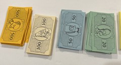 The Simpsons MONOPOLY by USAOPLY Board Game – Replacement PARTS – Money
