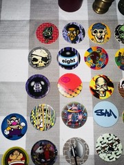 Vintage 1990s POGS Slammer & Slammers Milk Caps Huge Lot 90s Kids Toy