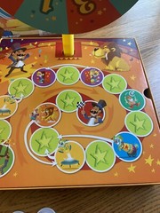 Spin Circus Board Game by BLule Orange Ages 4 & Up 2-5 Players Complete