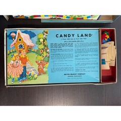 Milton Bradley Candy Land Board Game Unisex OS Multi 1955 Vintage Classic