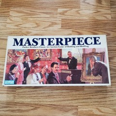 Vintage 1987 Masterpiece The Art Auction Board Game Parker Bros. 100% Complete